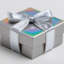 metallic gift box